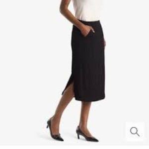 M.M. LaFleur Black Midi Skirt NWT Sz 0, XS